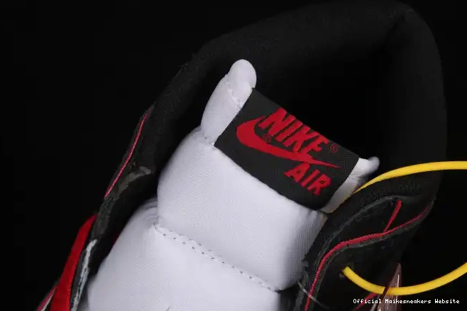 Official Maikesneakers 555088-062 Jordan High Air 1 OG Bloodline 0324